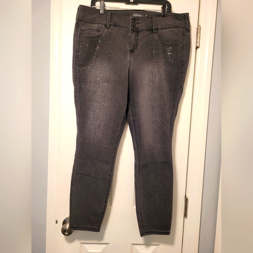 Torrid Studded Skinny Jeans